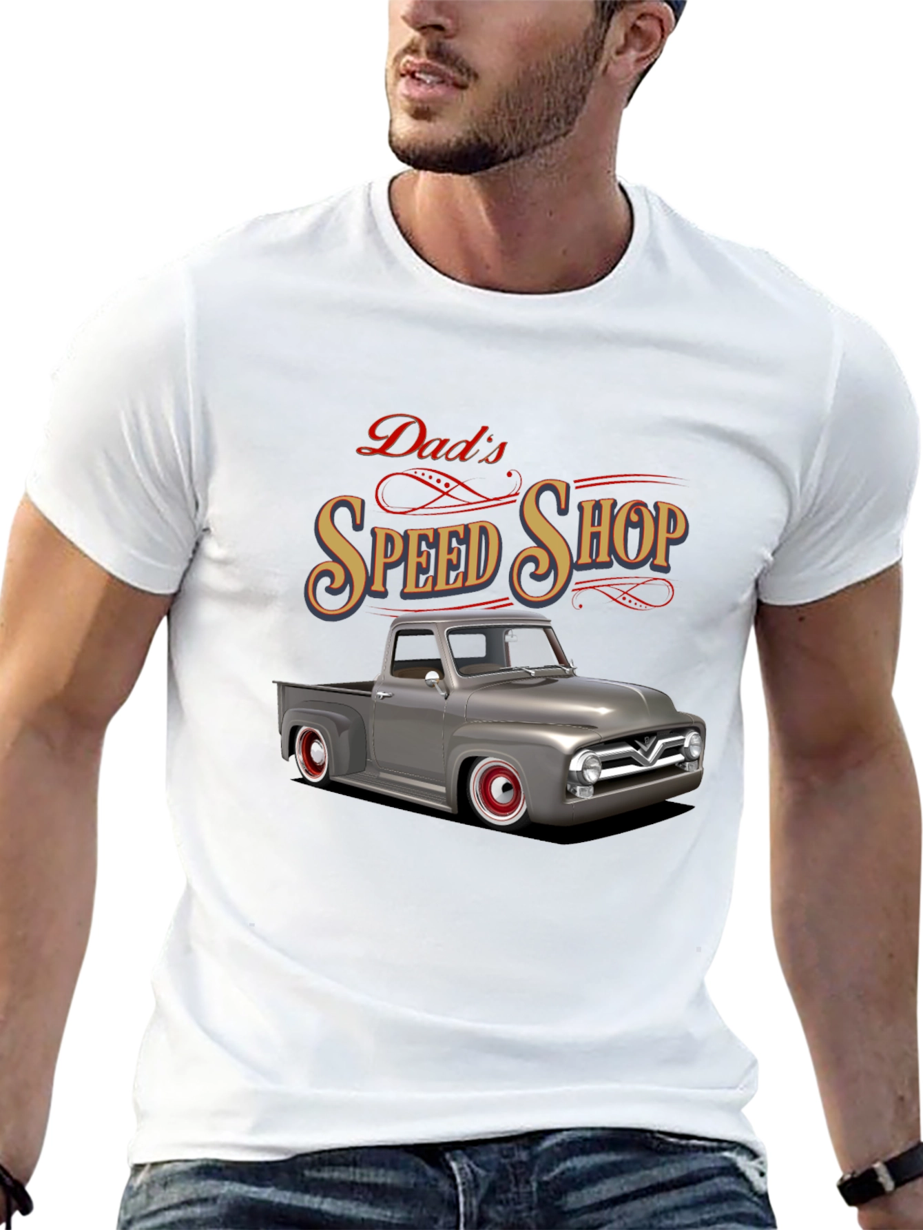 Dads Speed Shop Truck Tee