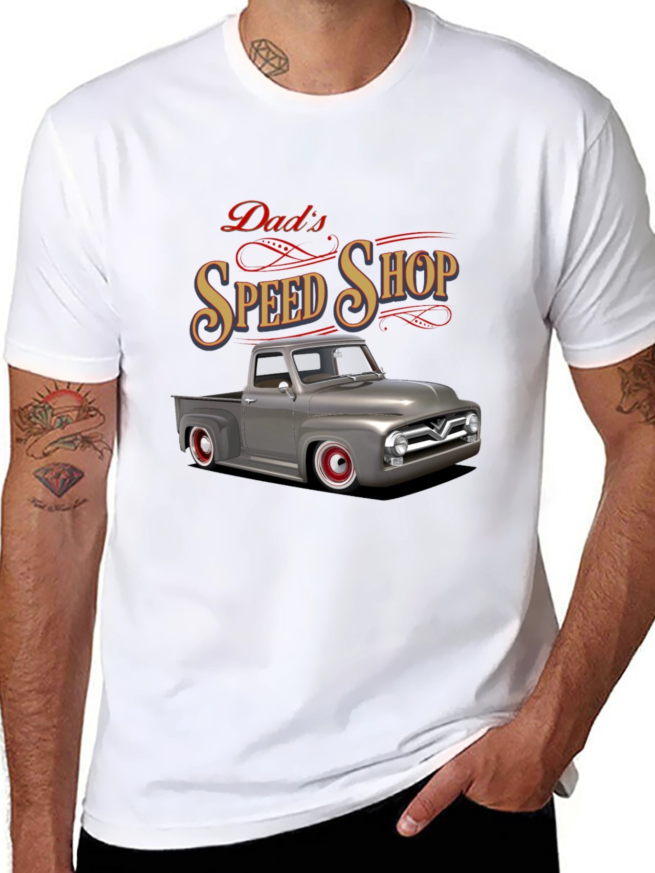 Dads Speed Shop Truck Tee