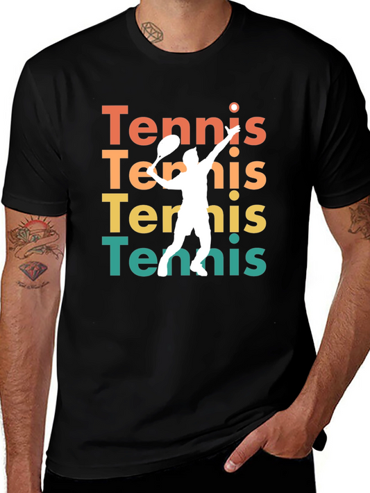 Tennis Player Graphic Tee - Stylish Activewear