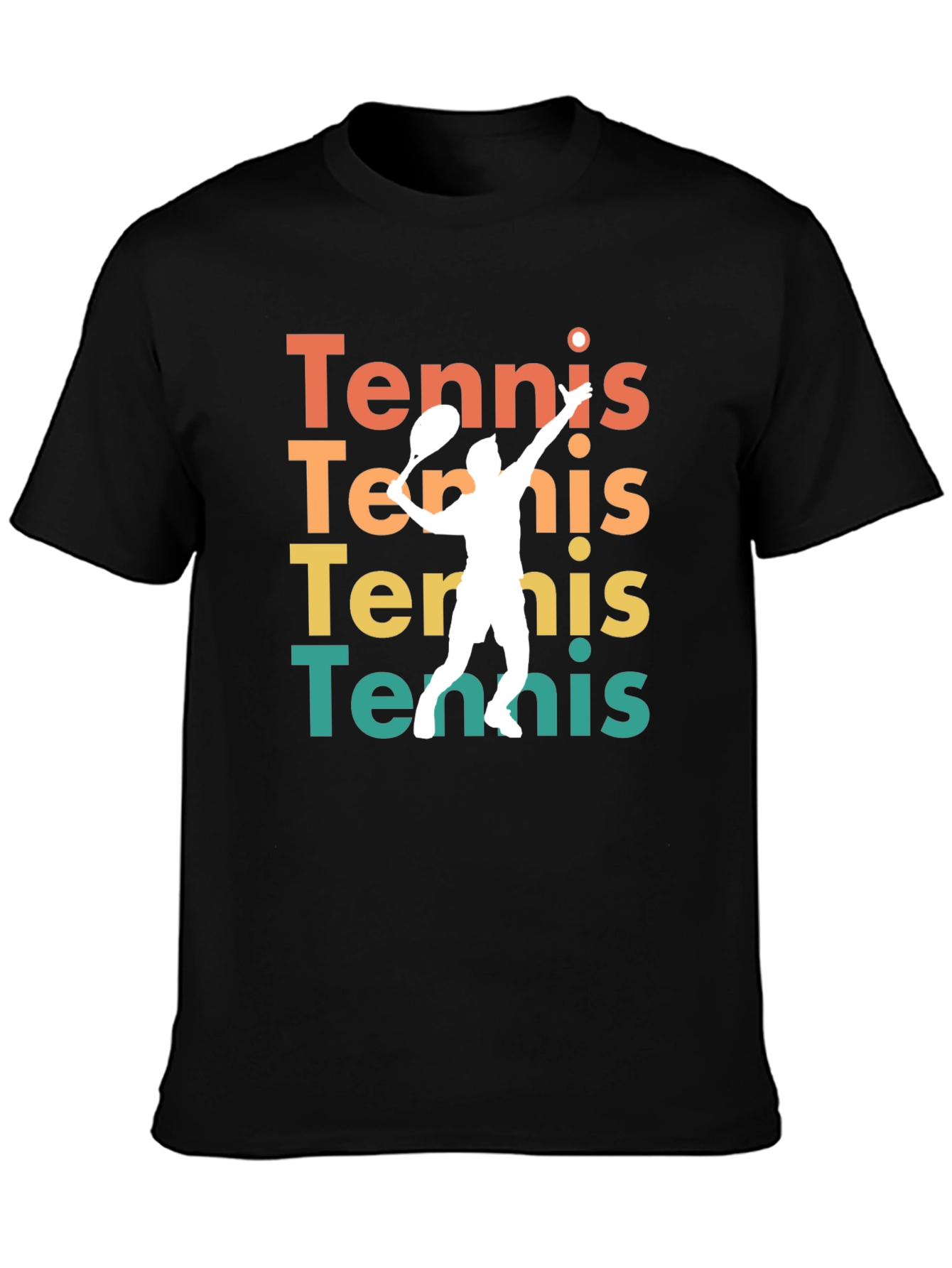 Tennis Player Graphic Tee - Stylish Activewear