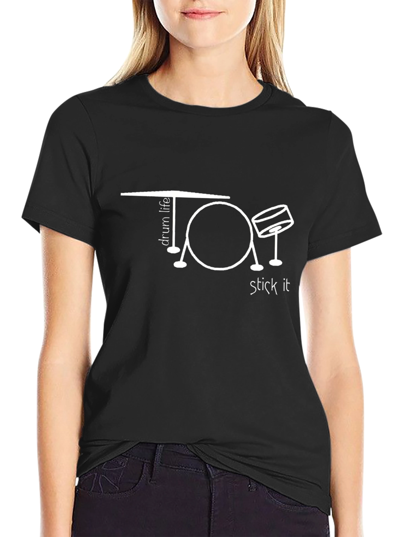Drum Life T-Shirt - Stick It Drumming Tee