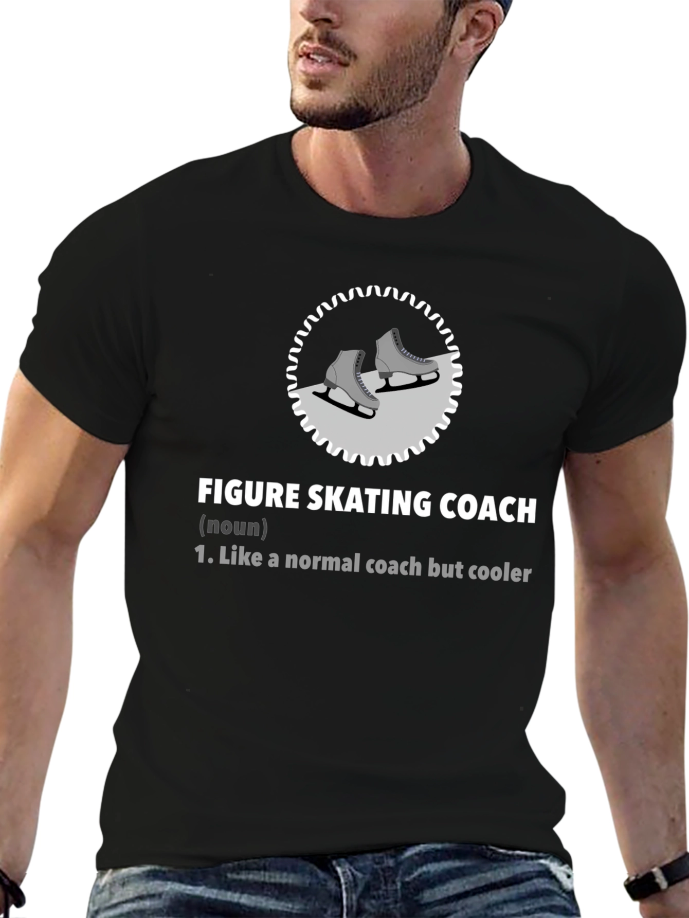 Figure Skating Coach T-Shirt: Cool Coach Definition