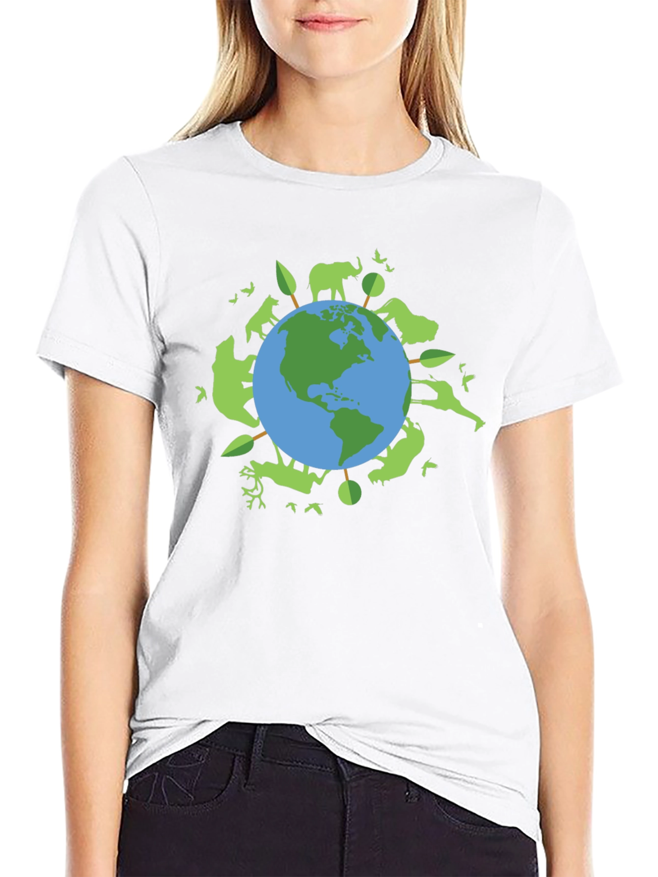 Earth Day T-Shirt: Animals & Trees