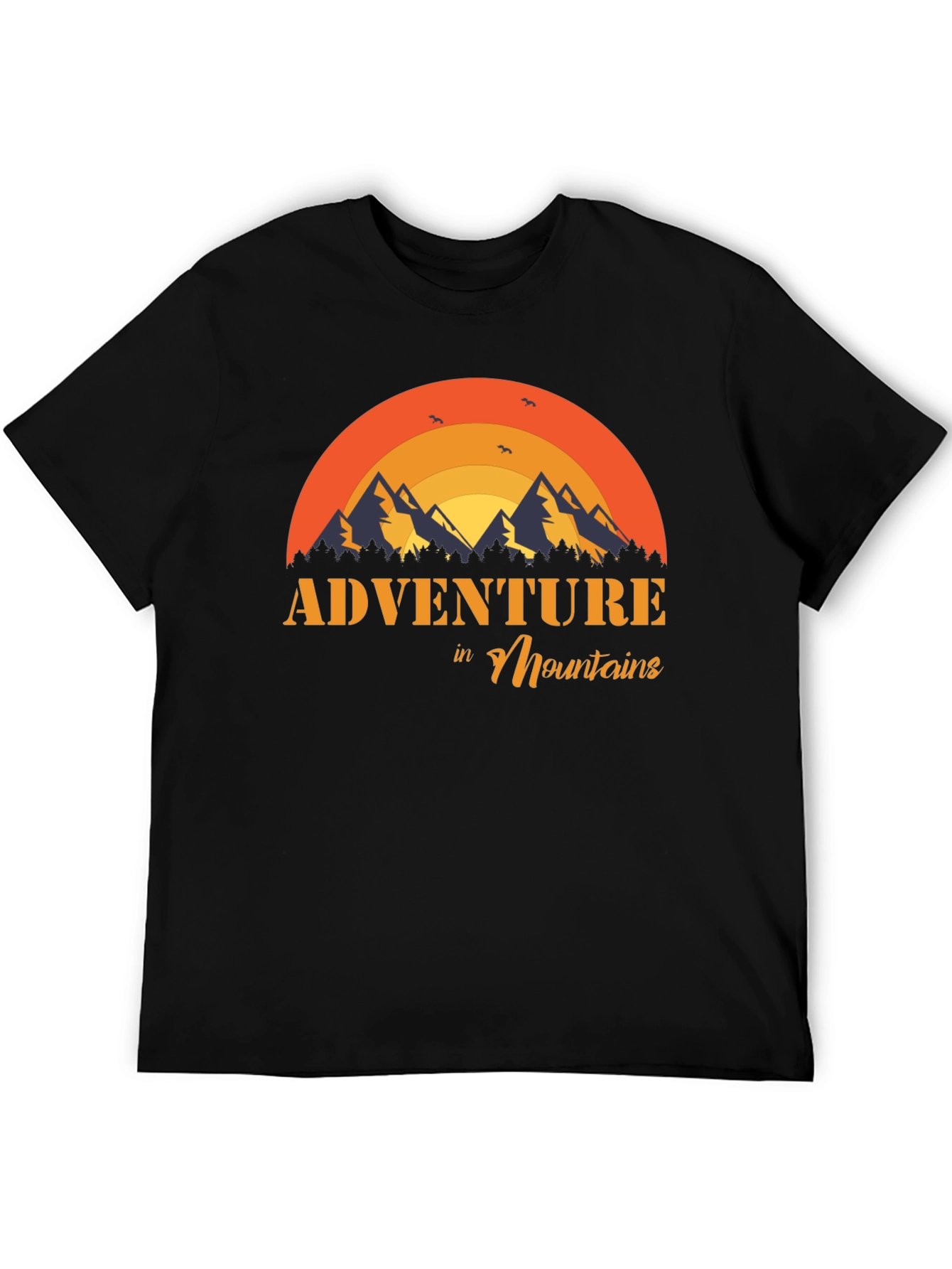 Adventure in Mountains Graphic T-Shirt