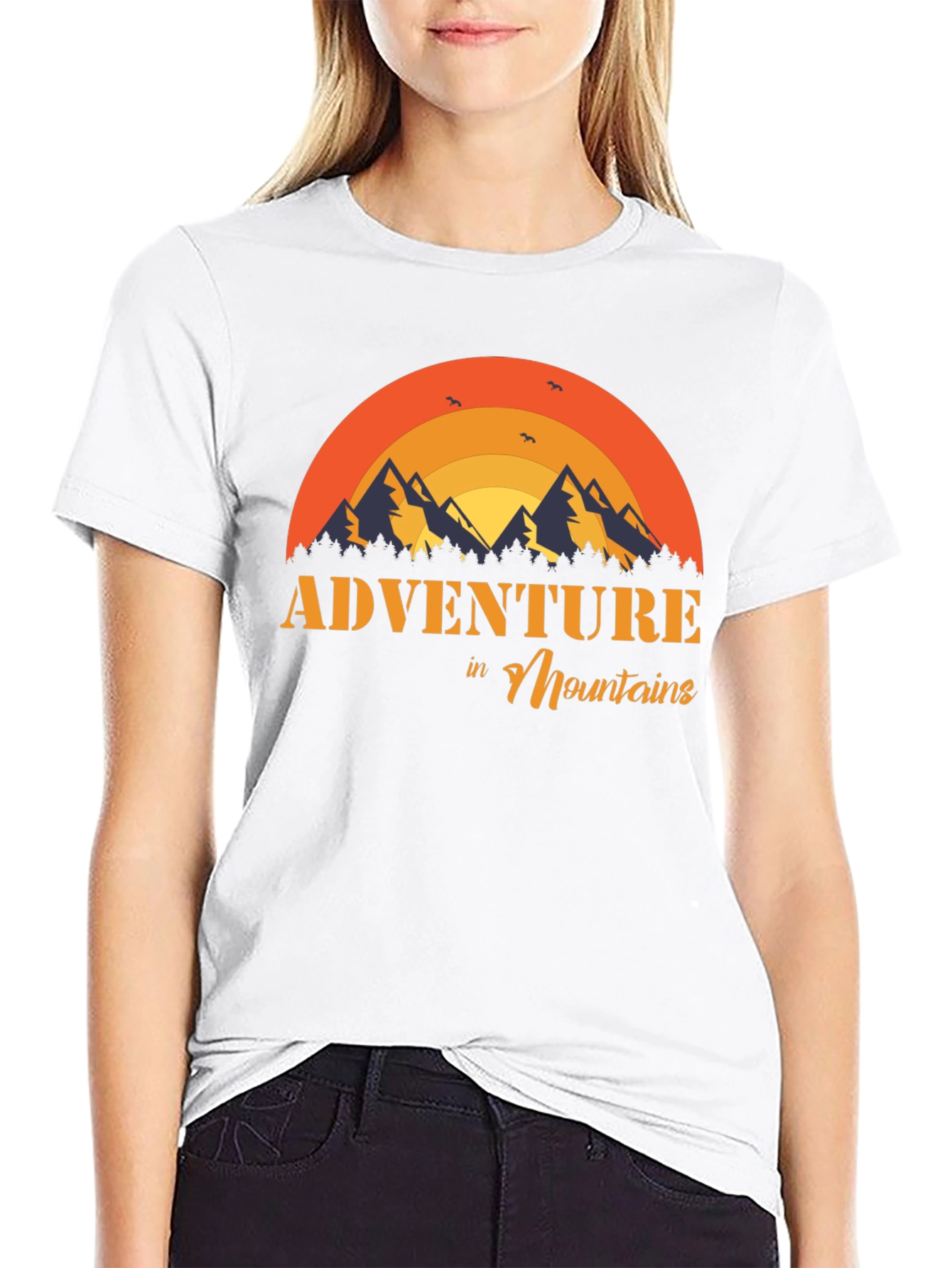Adventure in Mountains Graphic T-Shirt