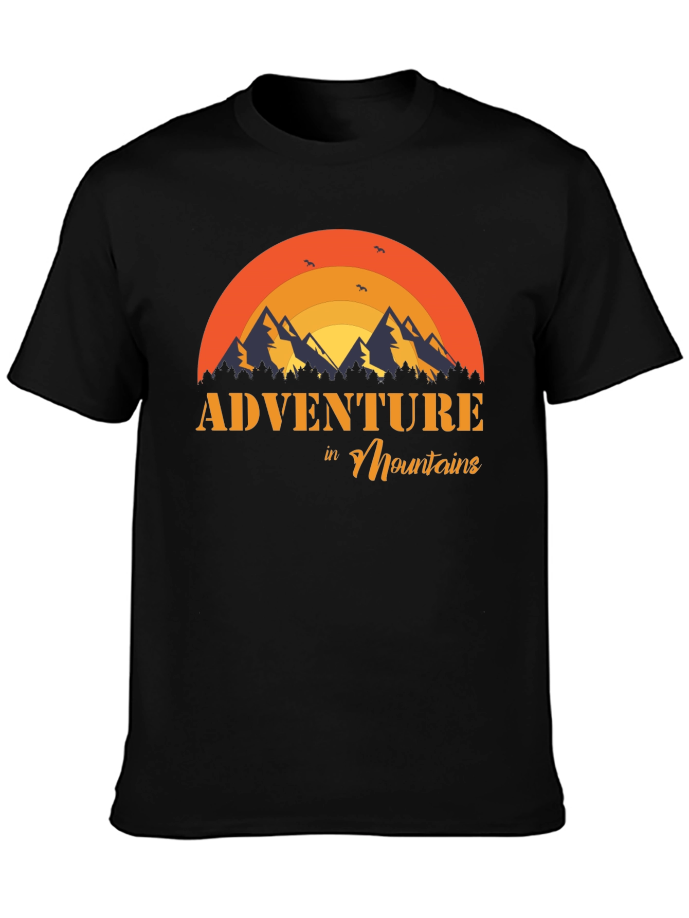 Adventure in Mountains Graphic T-Shirt