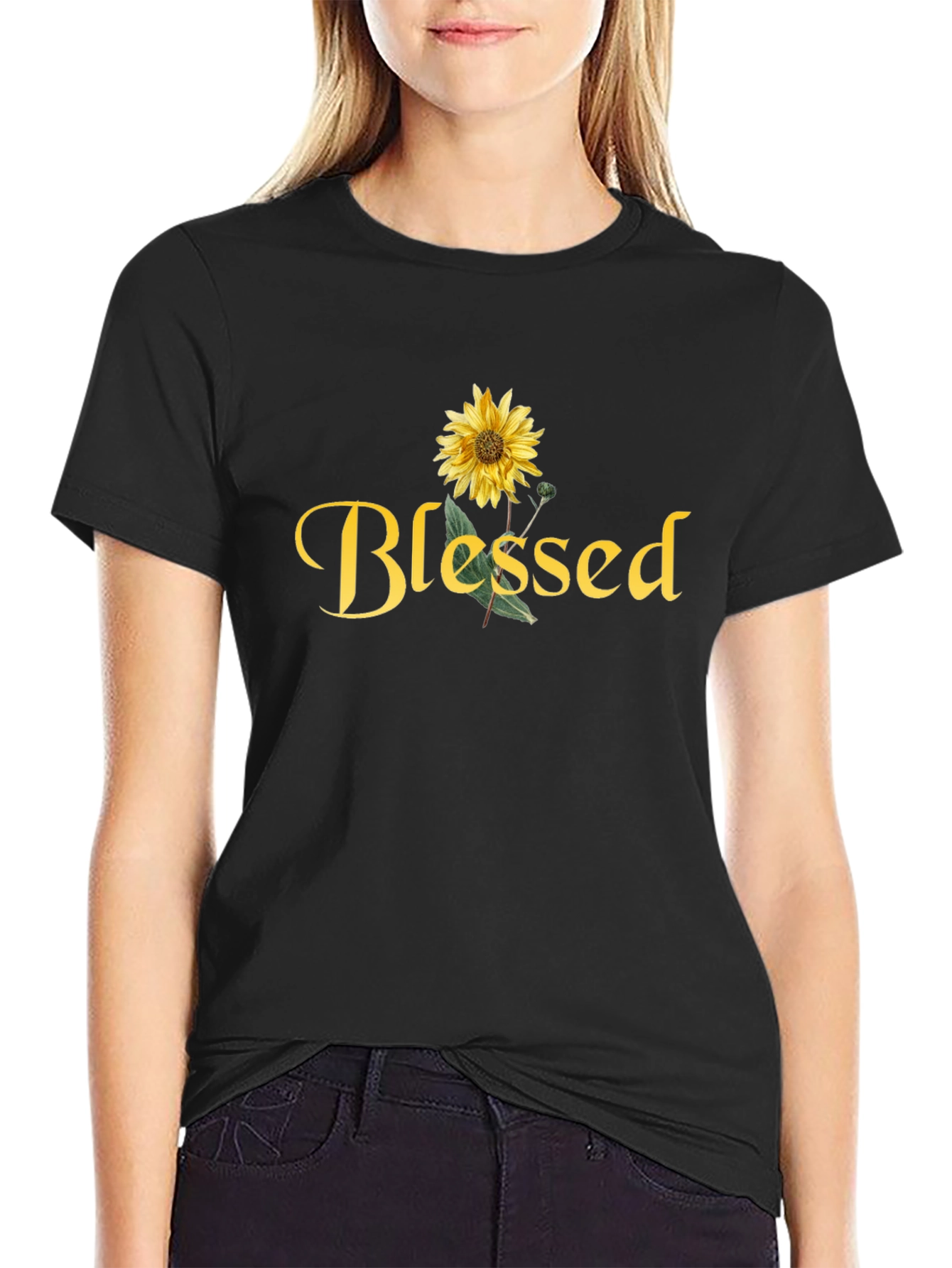 Blessed Sunflower Graphic Tee