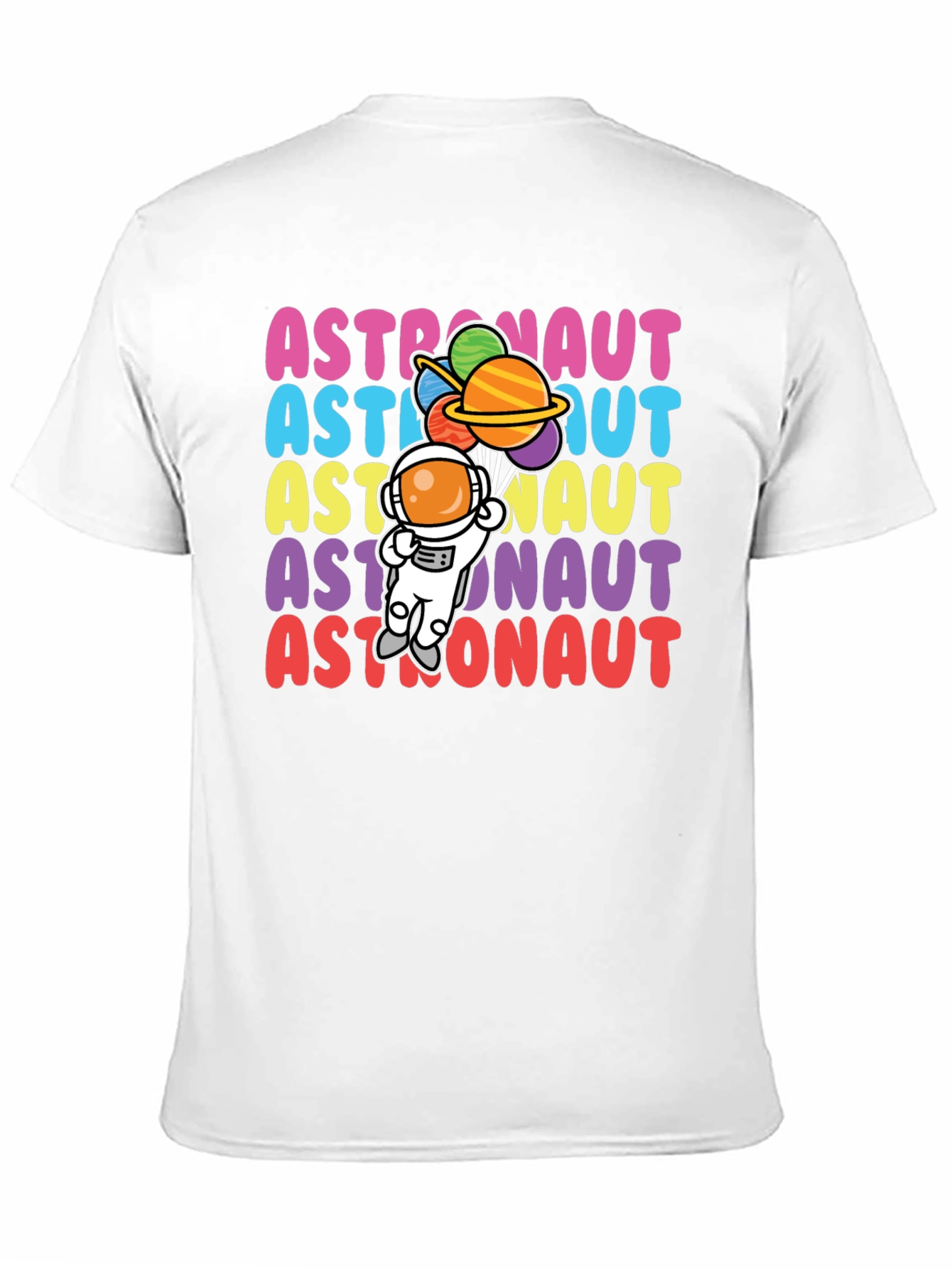 Astronaut T-Shirt - Space Theme Graphic Tee
