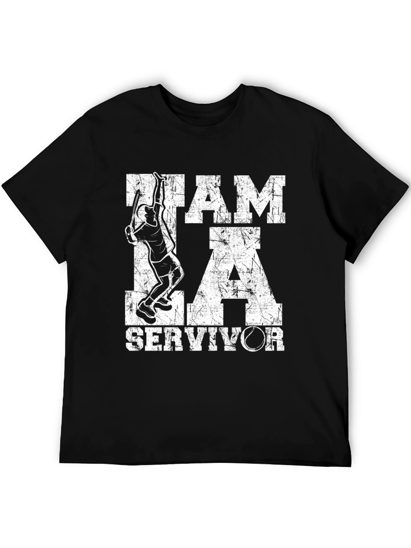 I am a Servivor Tennis Graphic T-Shirt