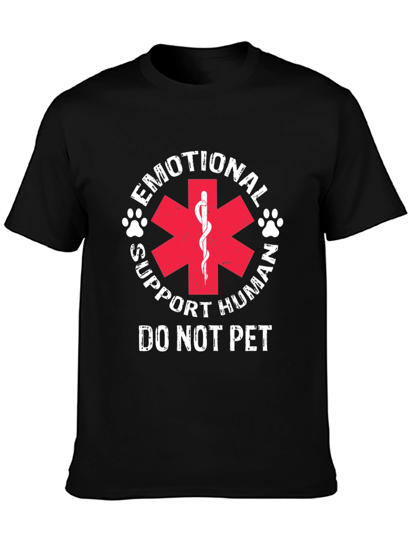 Emotional Support Human T-Shirt - Do Not Pet