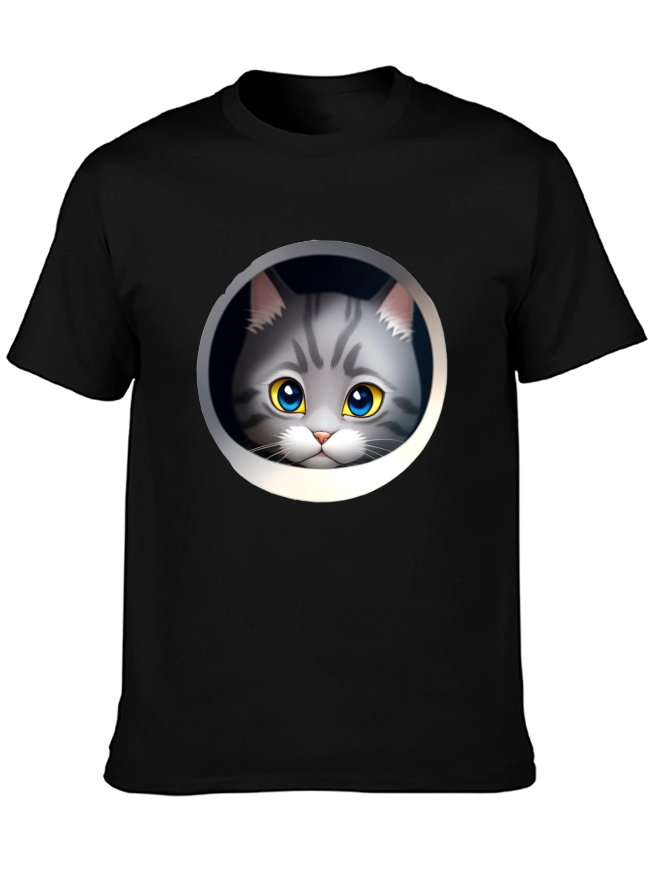 Cute Cartoon Cat T-Shirt
