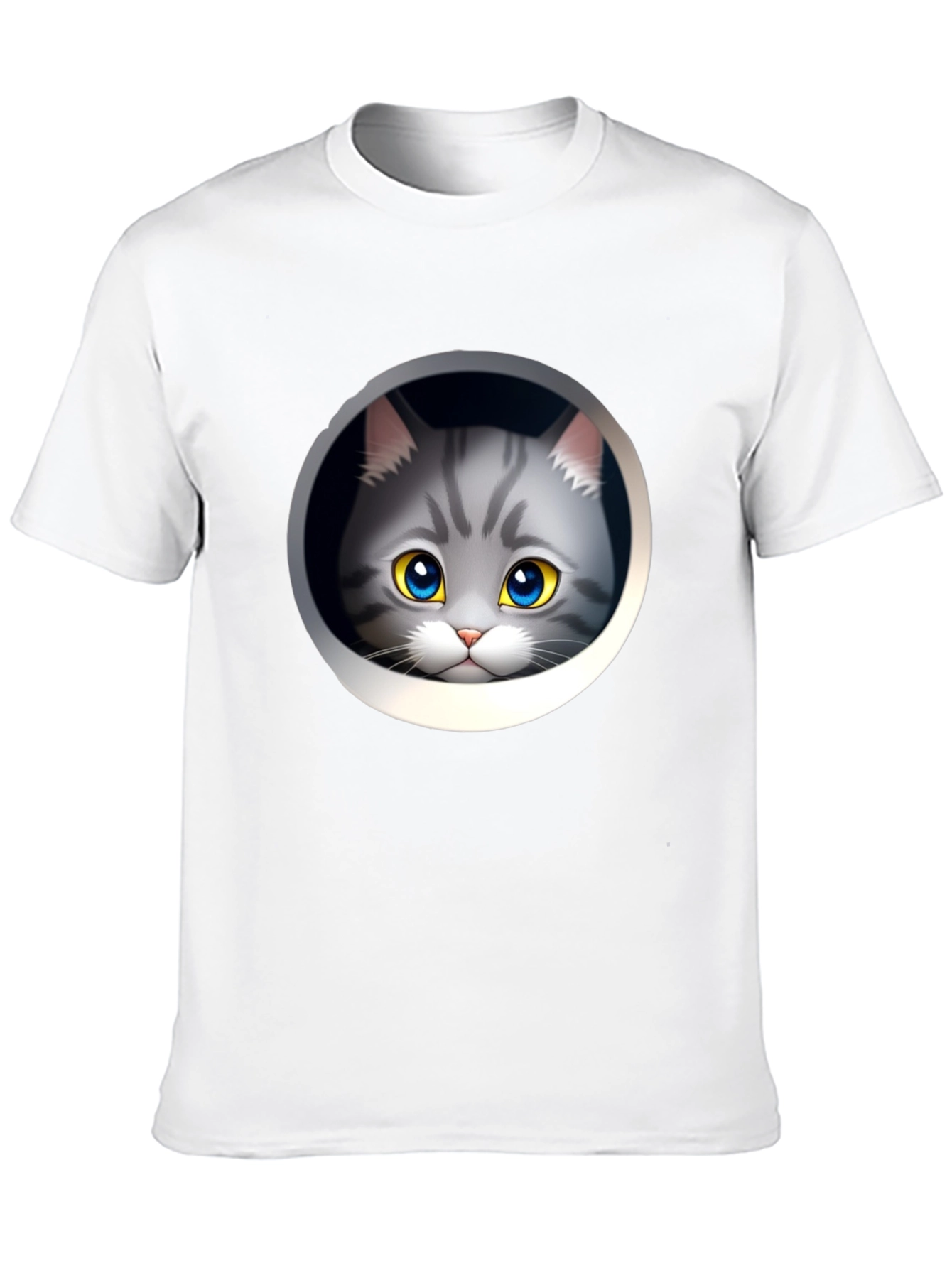 Cute Cartoon Cat T-Shirt