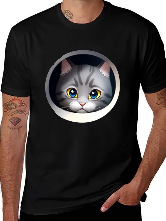 Cute Cartoon Cat T-Shirt