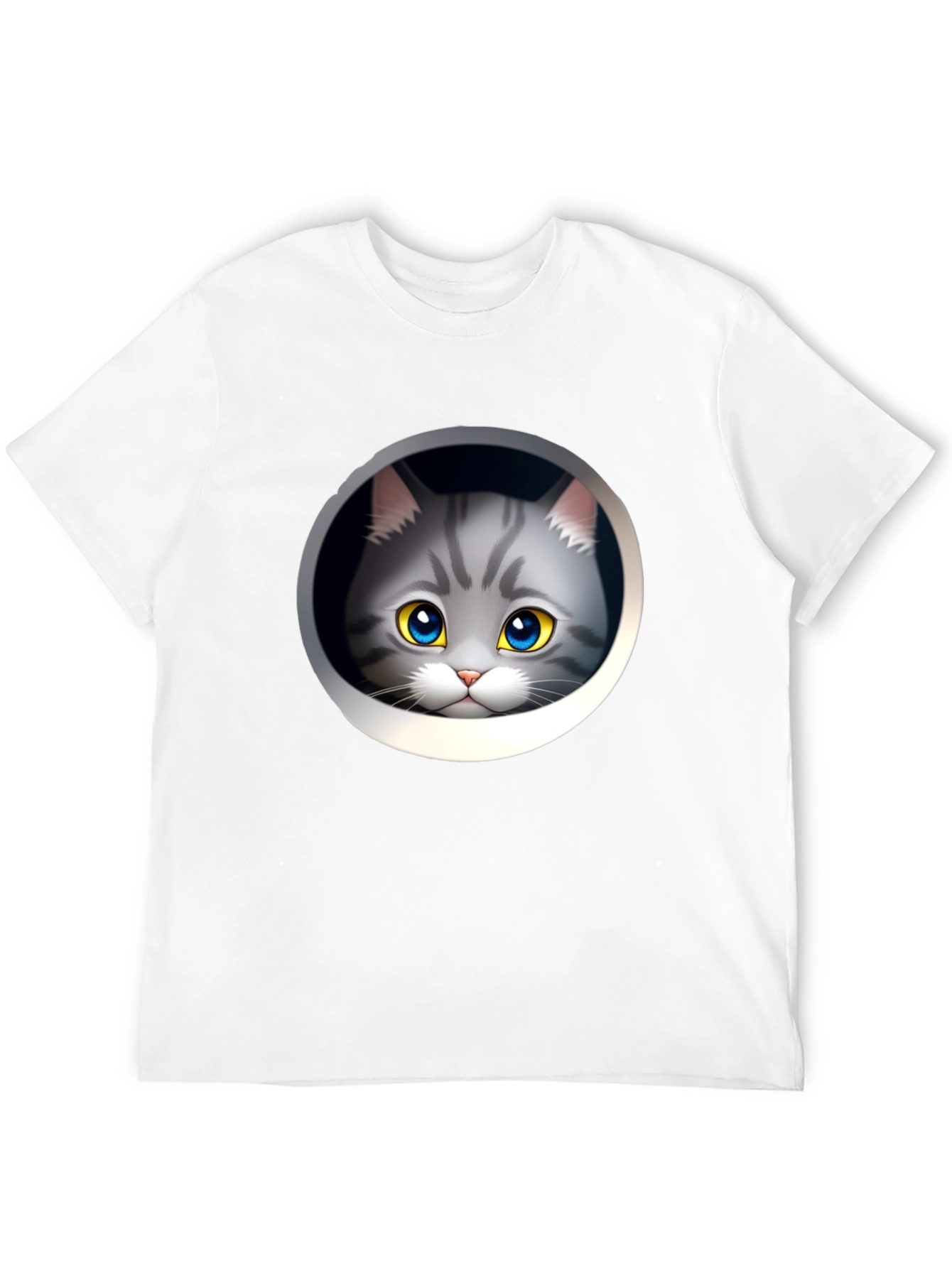 Cute Cartoon Cat T-Shirt