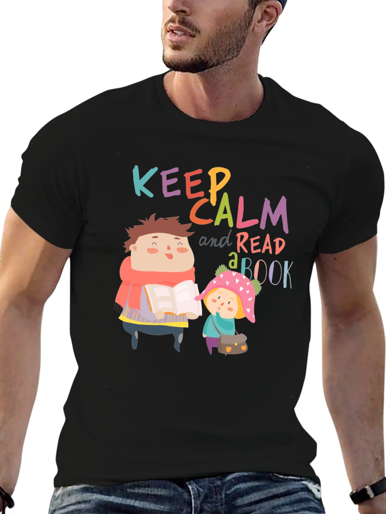 Keep Calm Read a Book T-Shirt