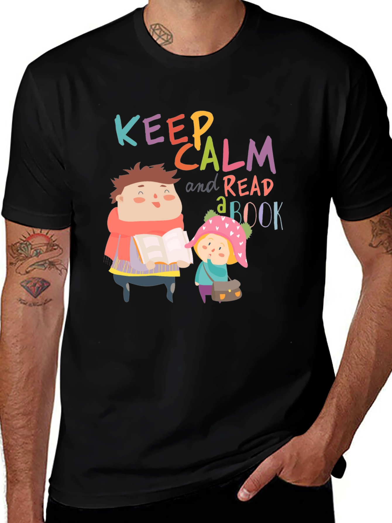 Keep Calm Read a Book T-Shirt