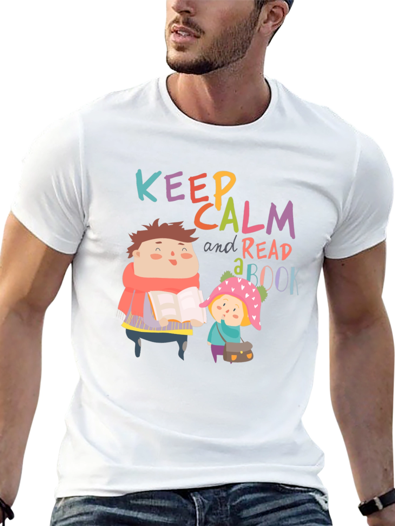 Keep Calm Read a Book T-Shirt