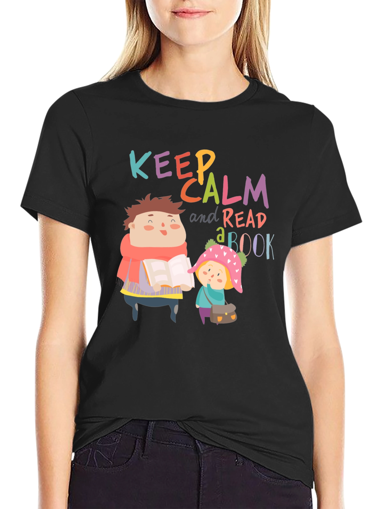 Keep Calm Read a Book T-Shirt