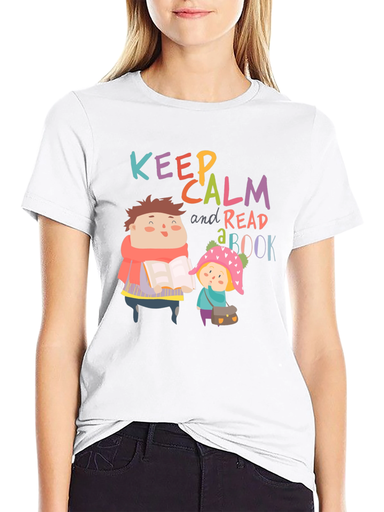 Keep Calm Read a Book T-Shirt