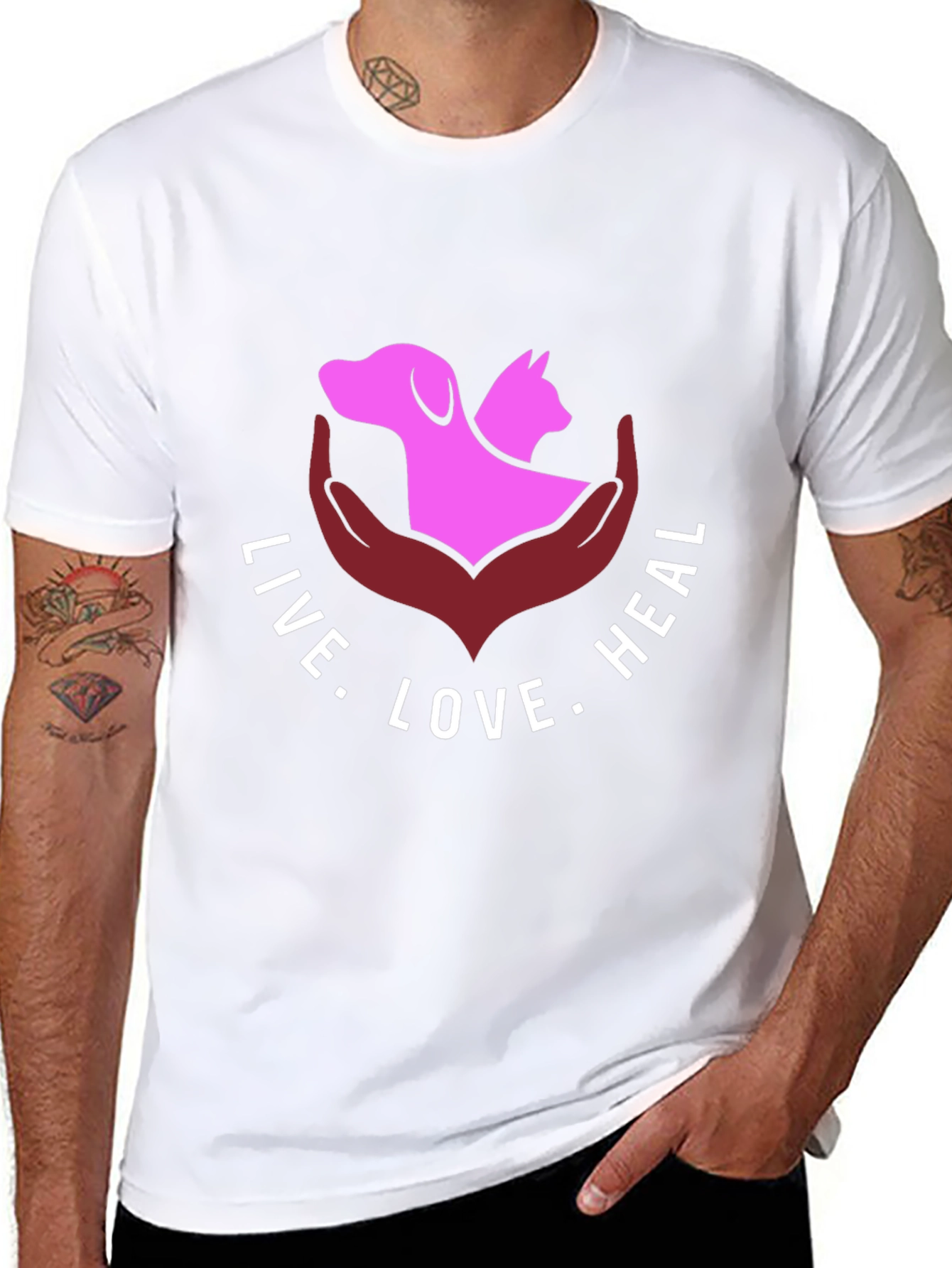 Live Love Heal Pet T-Shirt