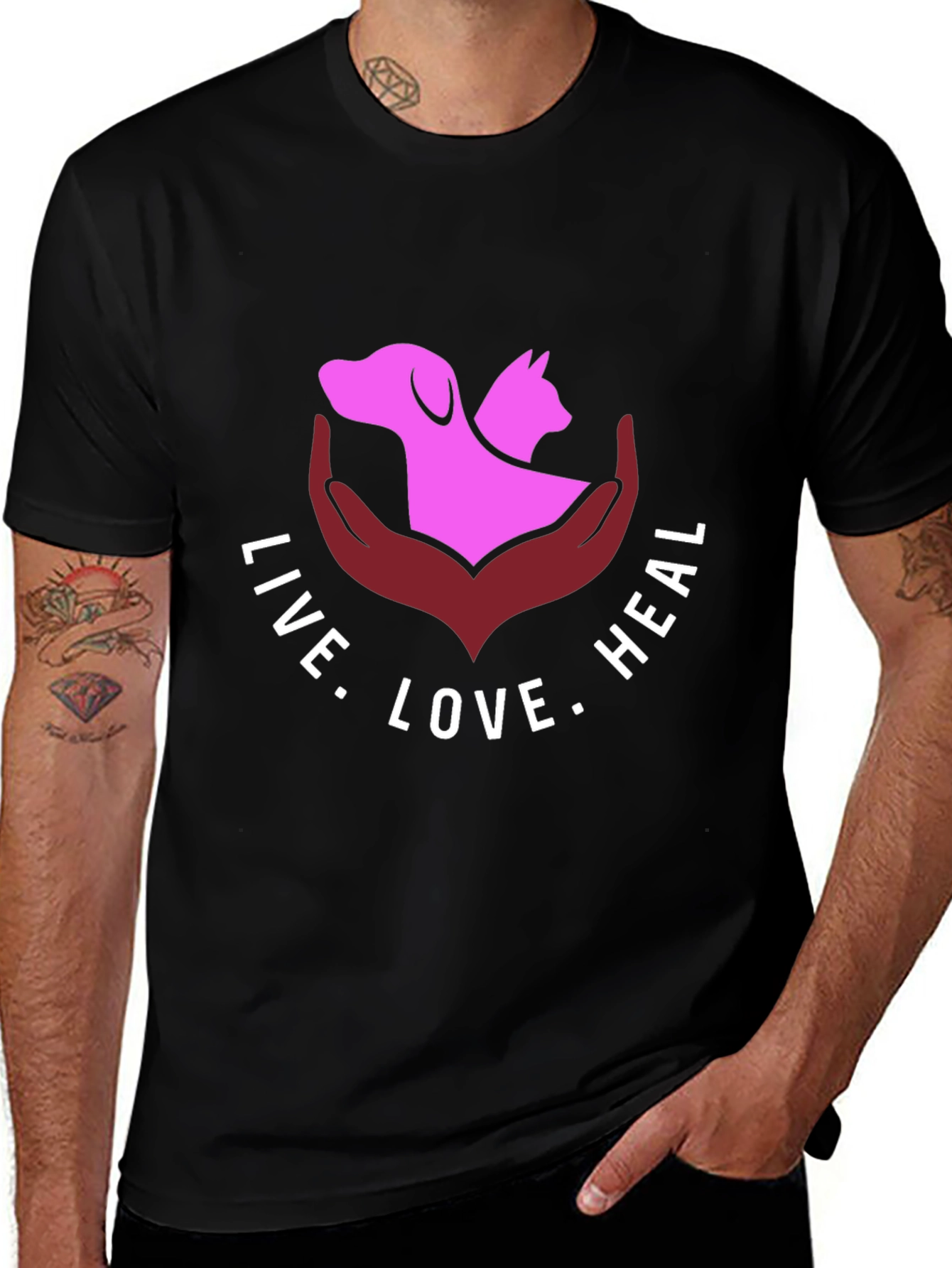 Live Love Heal Pet T-Shirt