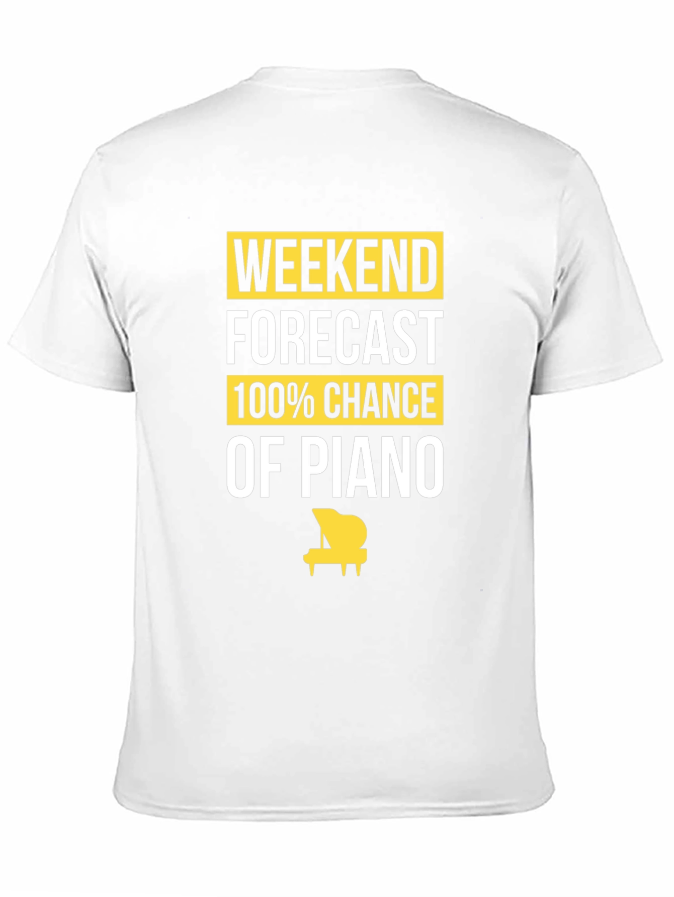 Weekend Piano T-Shirt - Musician Gift