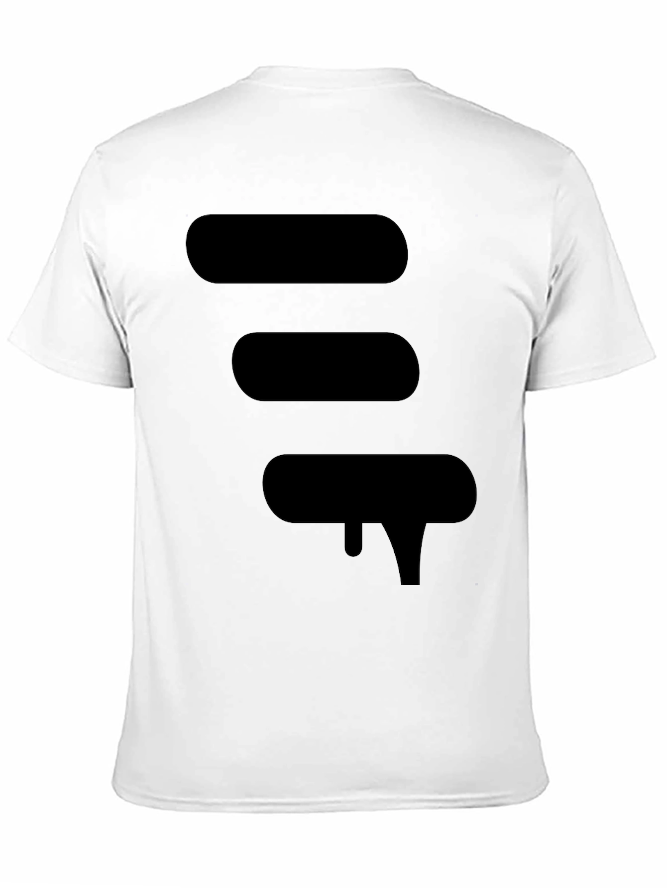 Modern Graphic Black T-Shirt
