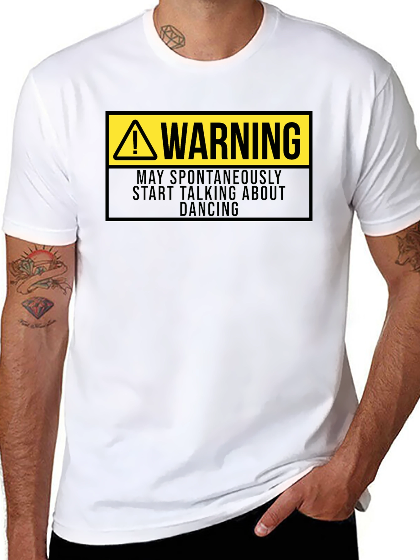 Warning: May Spontaneously Talk About Dancing - Funny T-Shirt