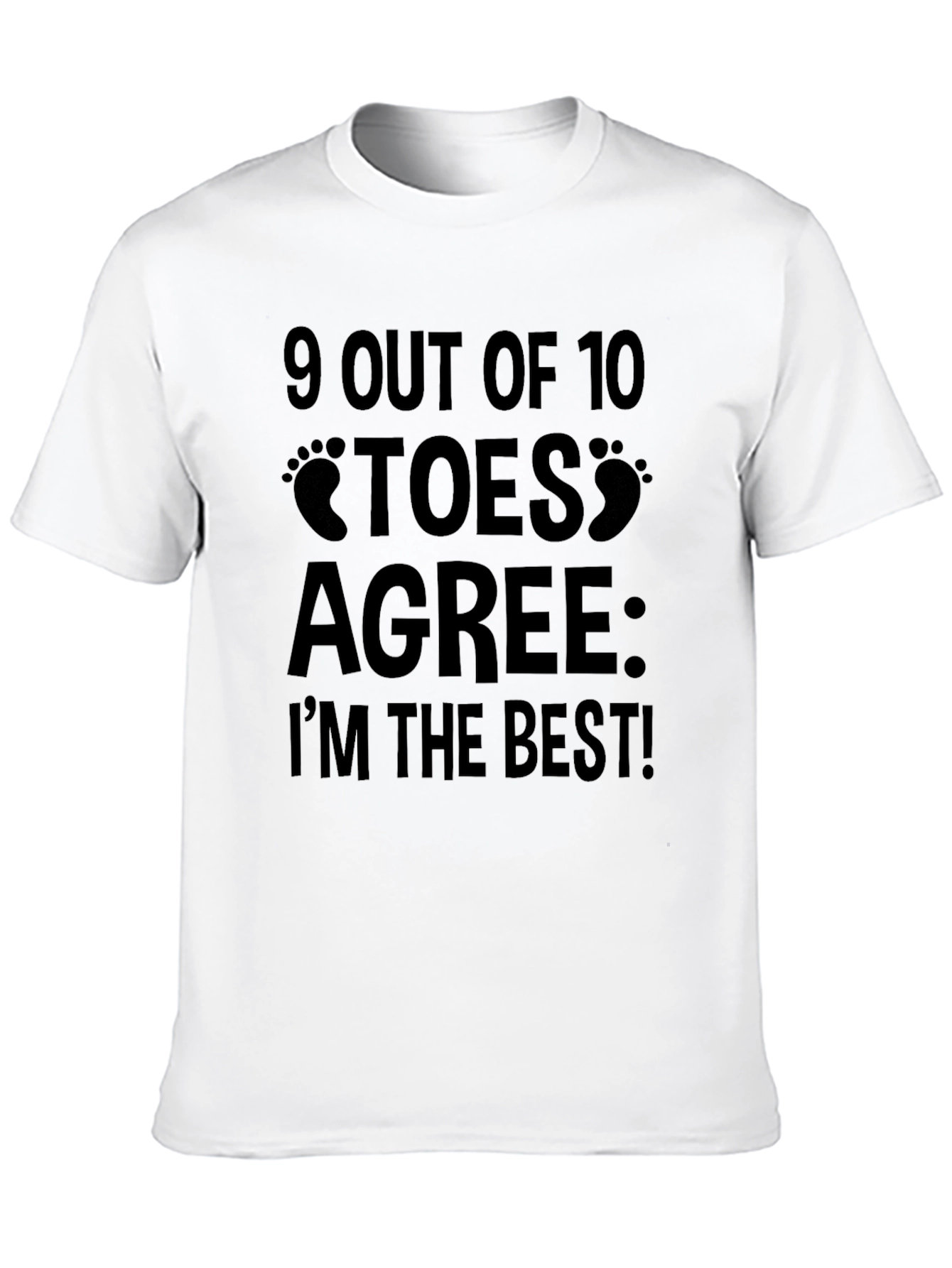 Funny 9 Out of 10 Toes Agree T-Shirt