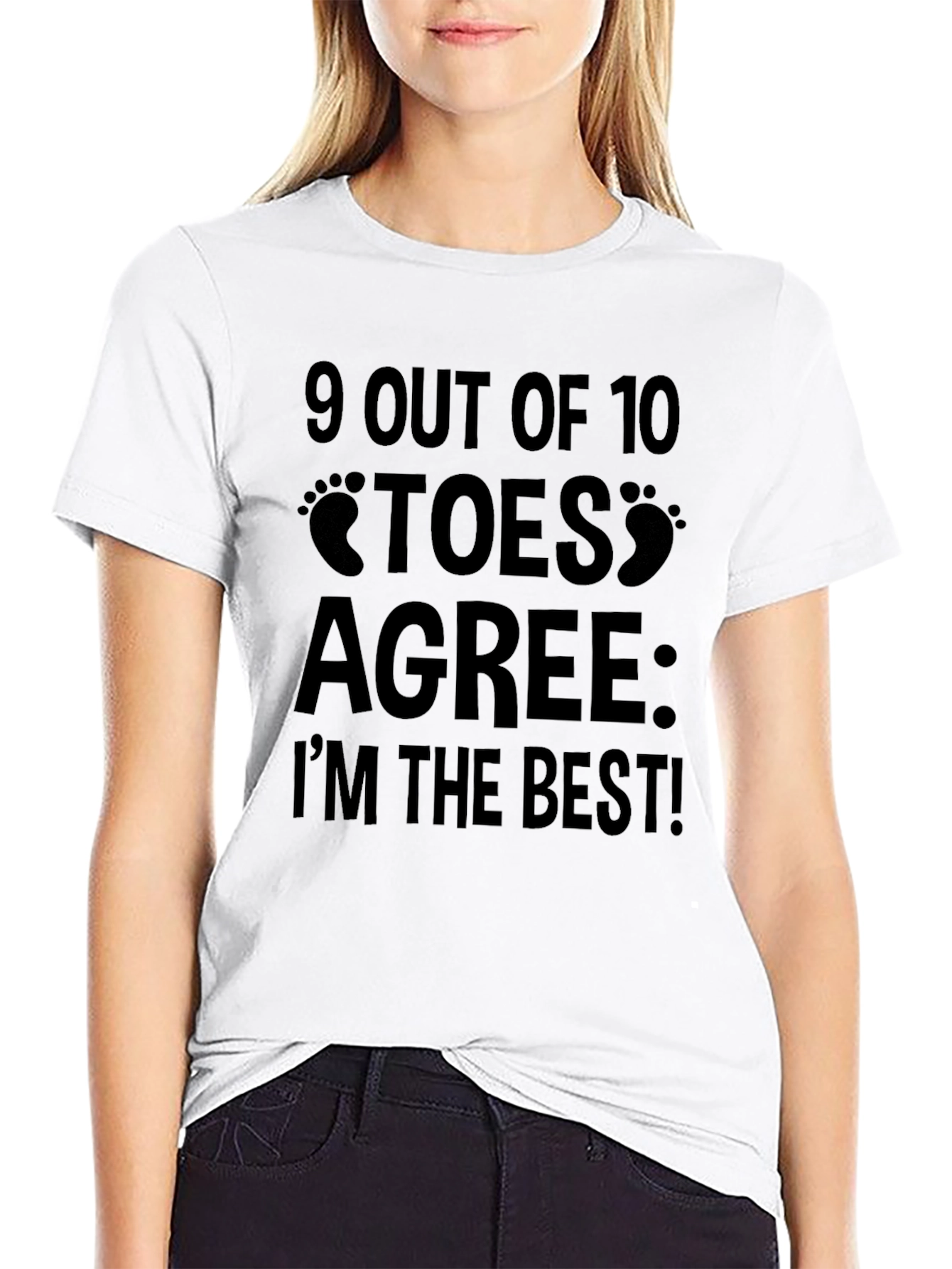 Funny 9 Out of 10 Toes Agree T-Shirt
