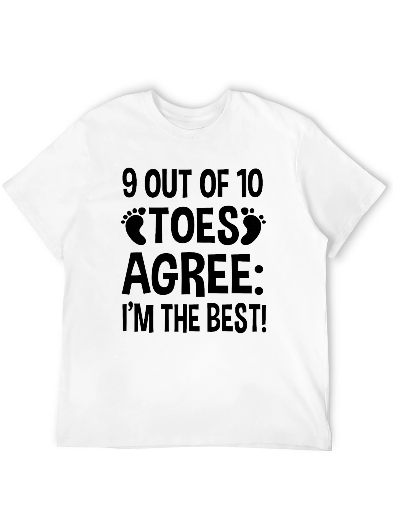 Funny 9 Out of 10 Toes Agree T-Shirt