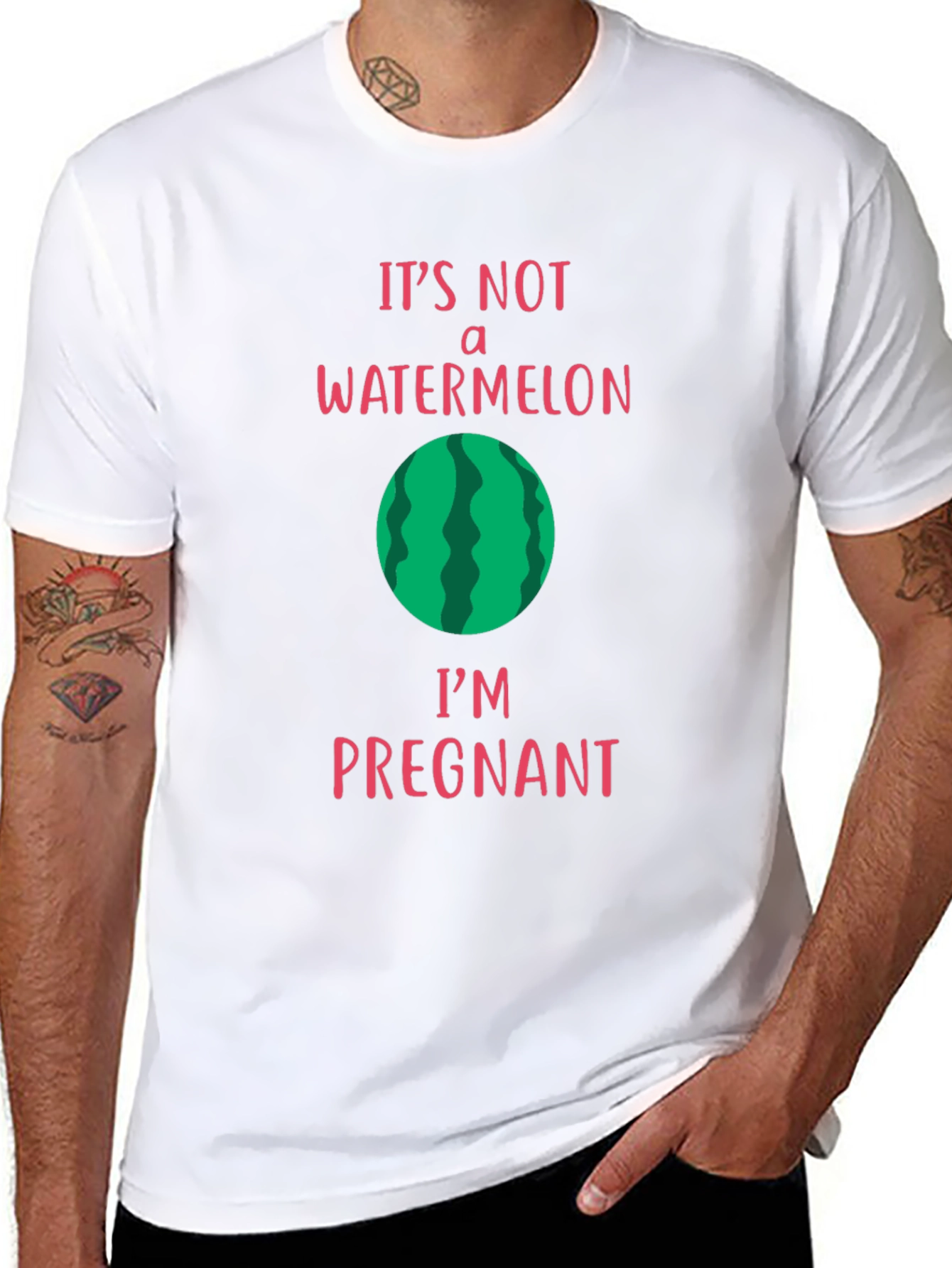 Its Not a Watermelon Im Pregnant T-Shirt