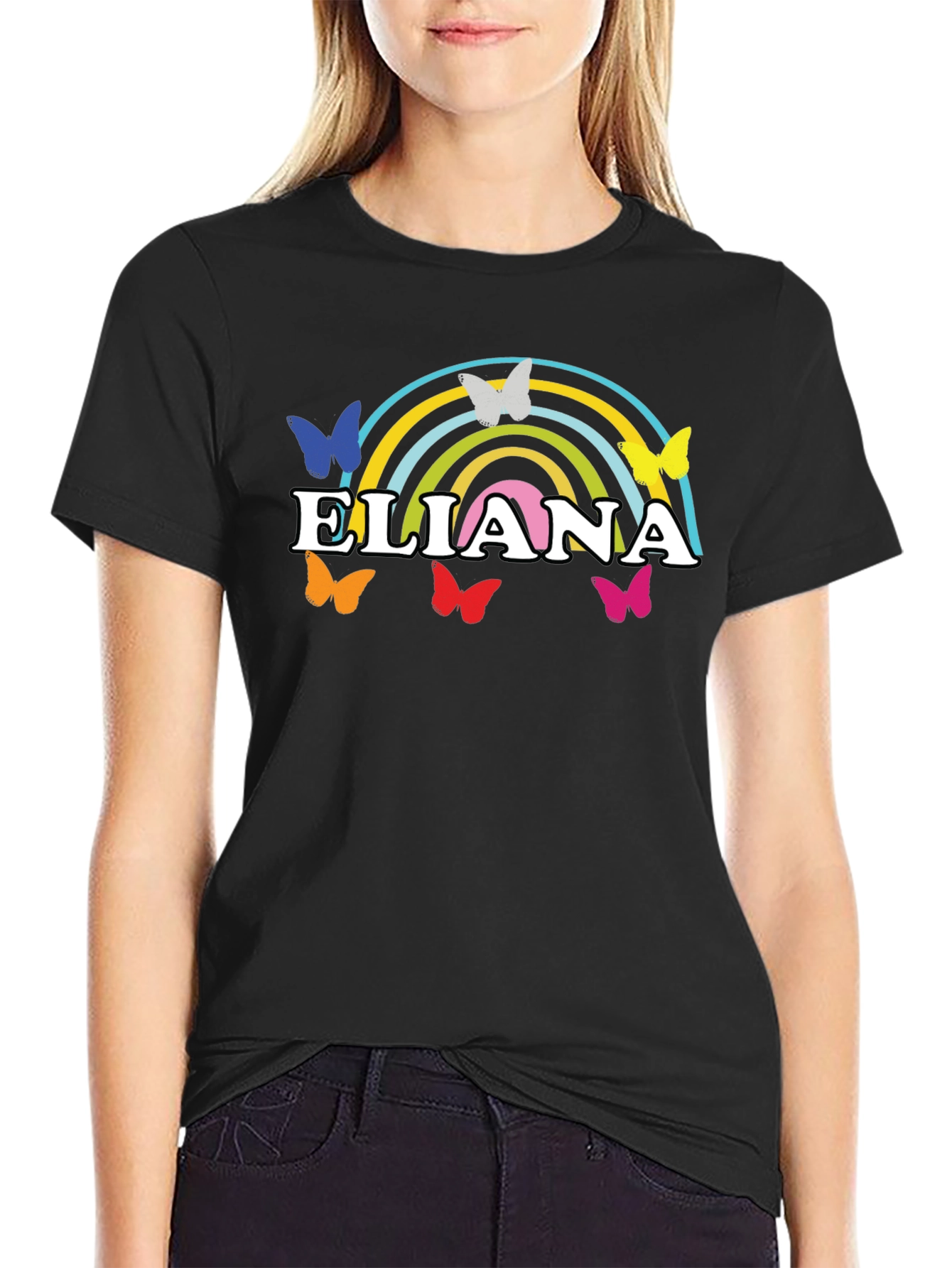 Eliana Rainbow Butterfly T-Shirt