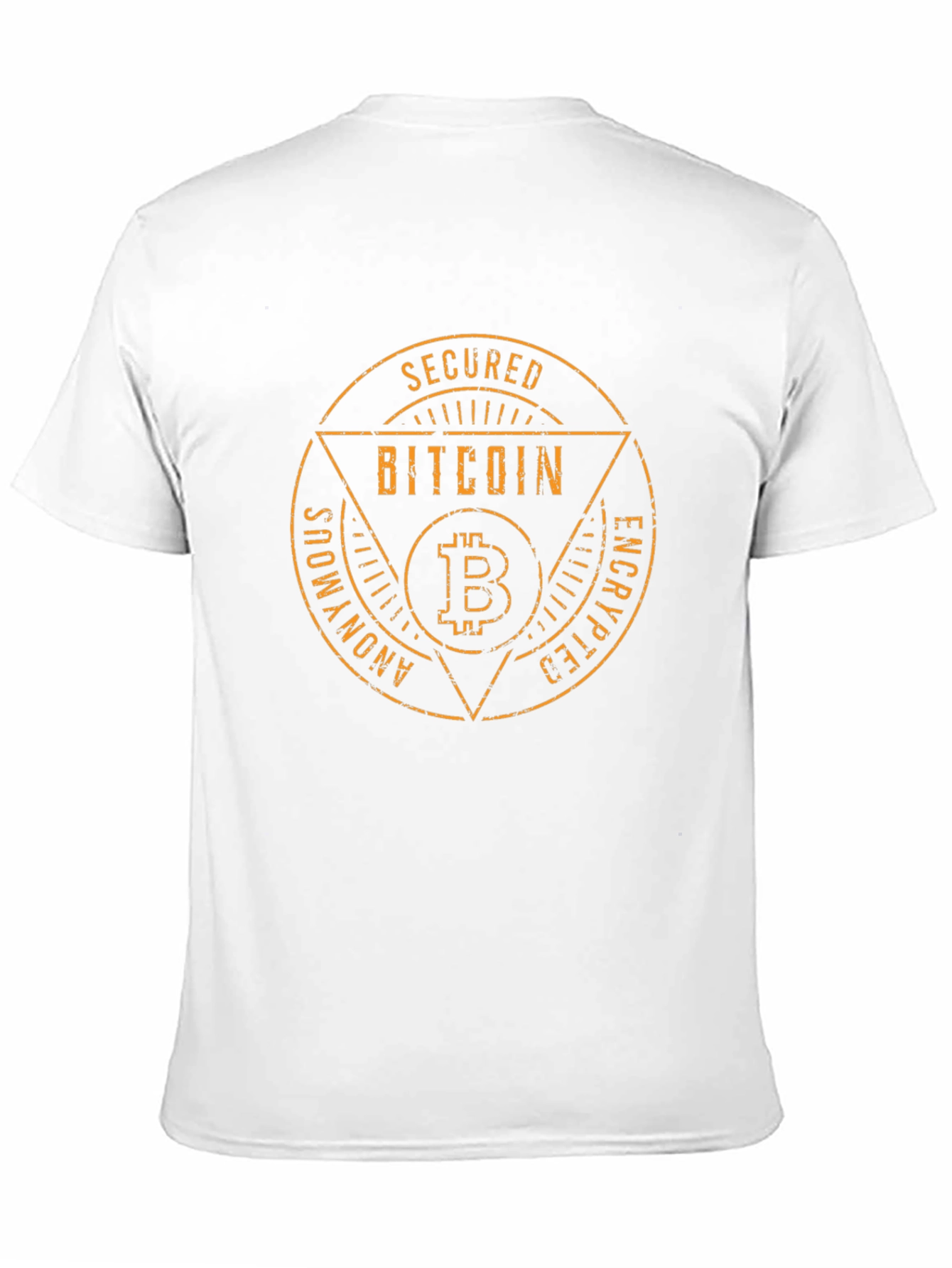 Secured Bitcoin Anonymous Encrypted Black T-Shirt