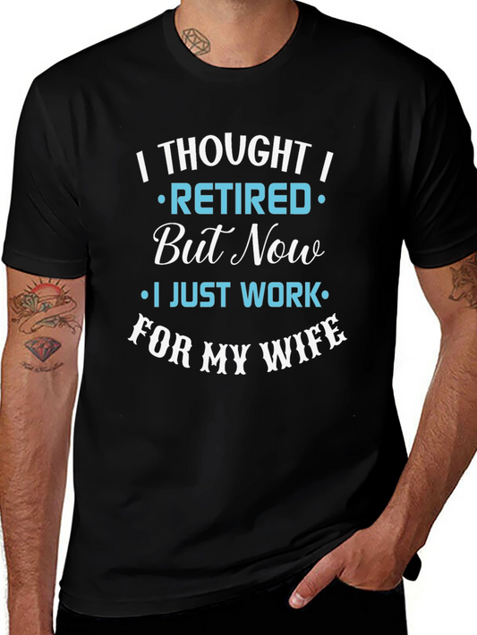 Funny Retired Husband T-Shirt