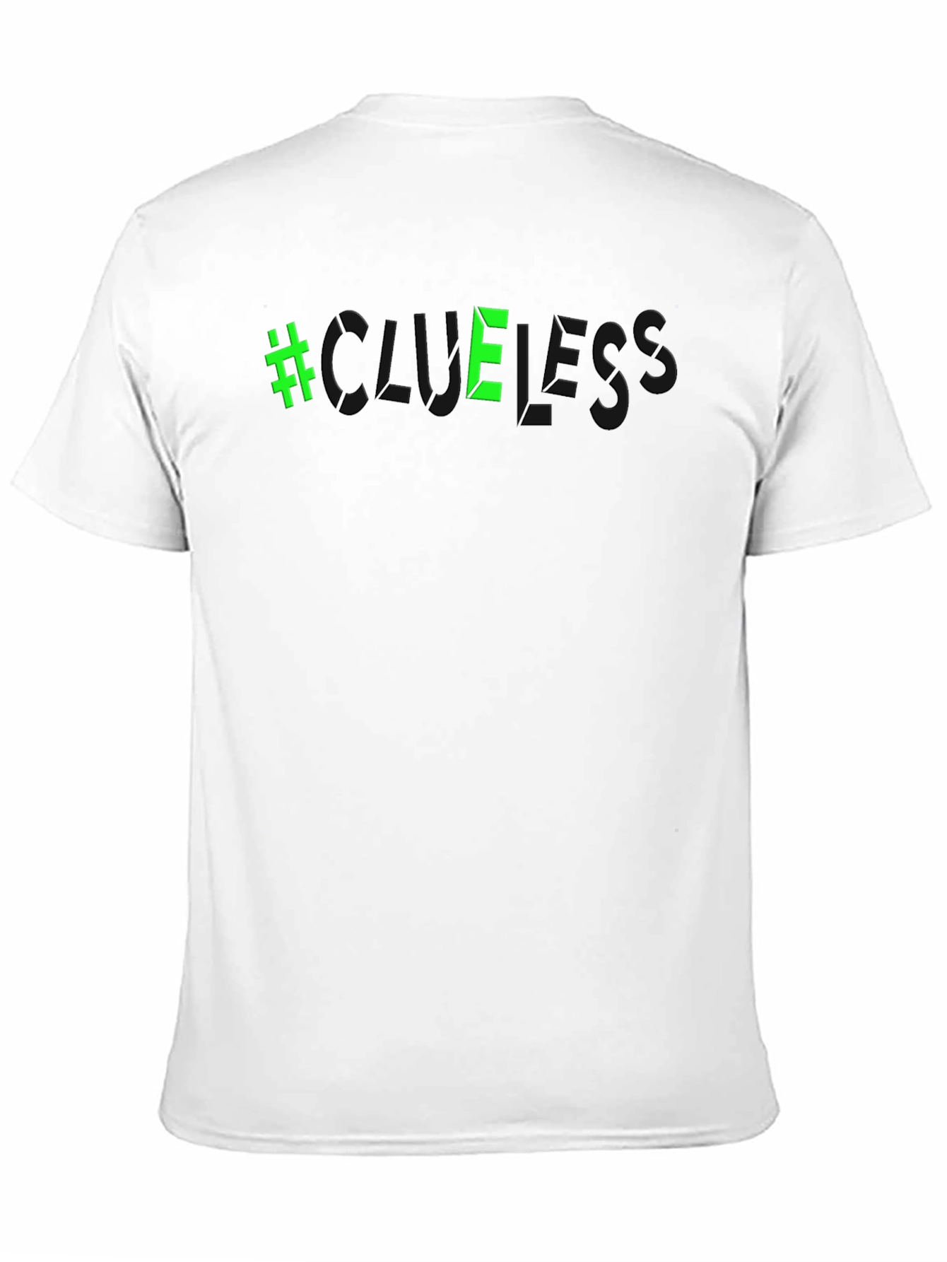 #Clueless Graphic Tee - Black - Trendy Casual Style
