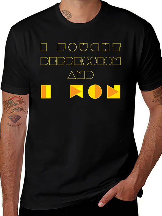 I Fought Depression Graphic Tee