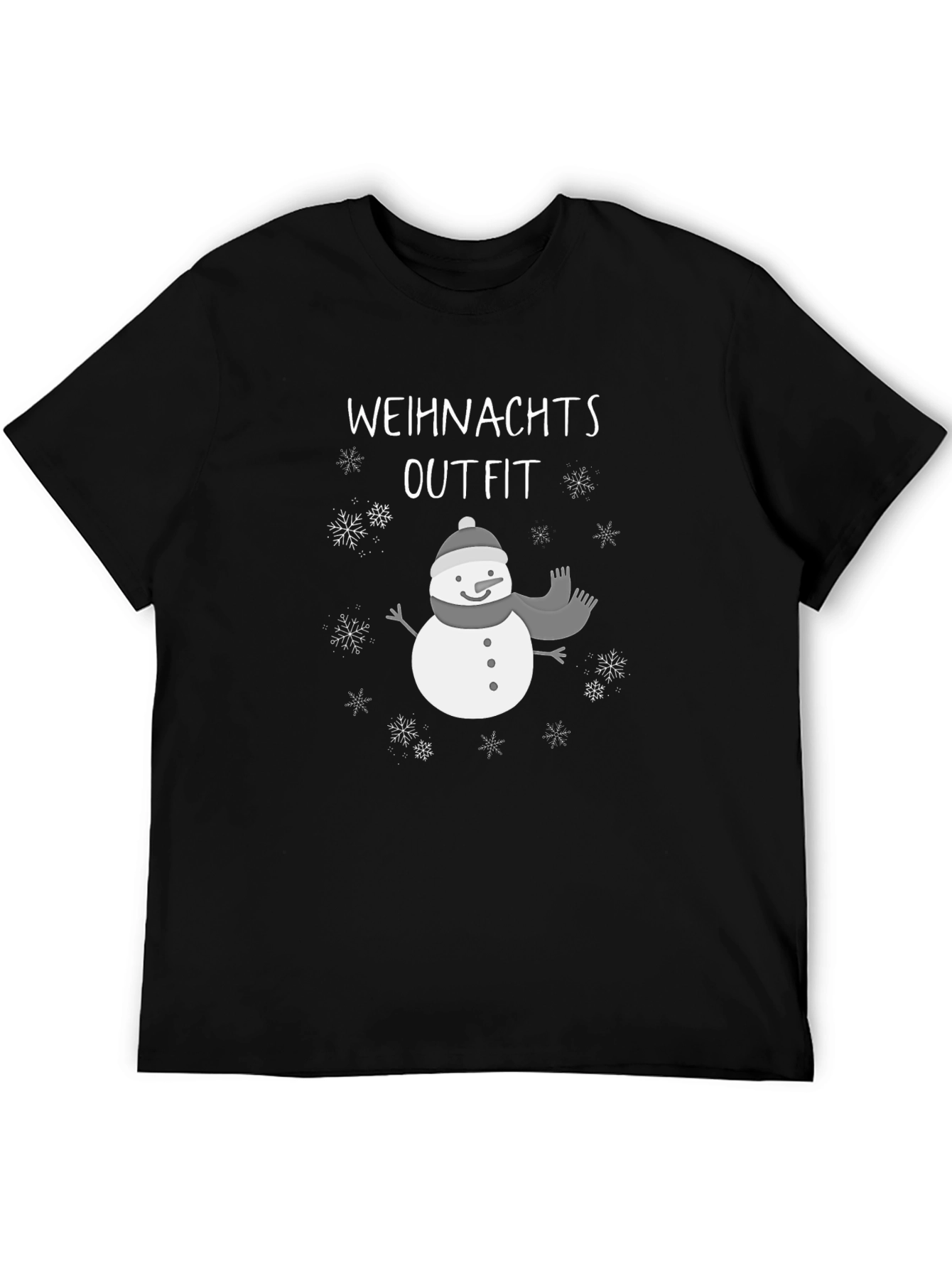 Festive Christmas Outfit Snowman T-Shirt