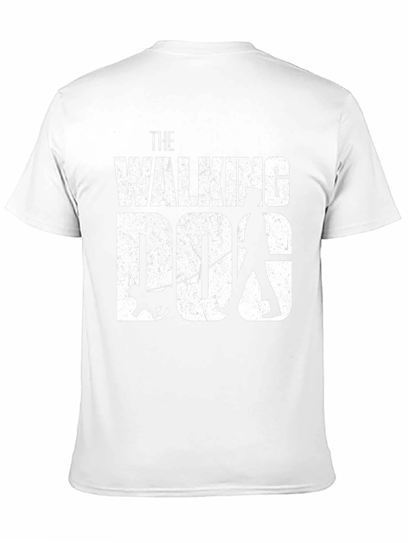 The Walking Dog Graphic Tee - Black Casual T-Shirt