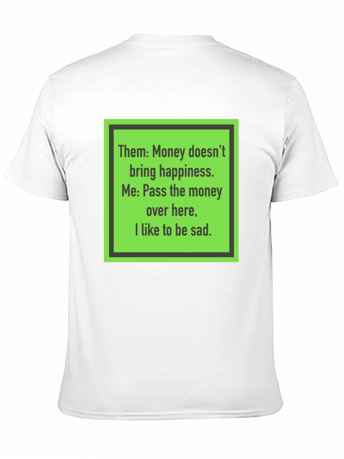 Funny Money Happiness Black T-Shirt