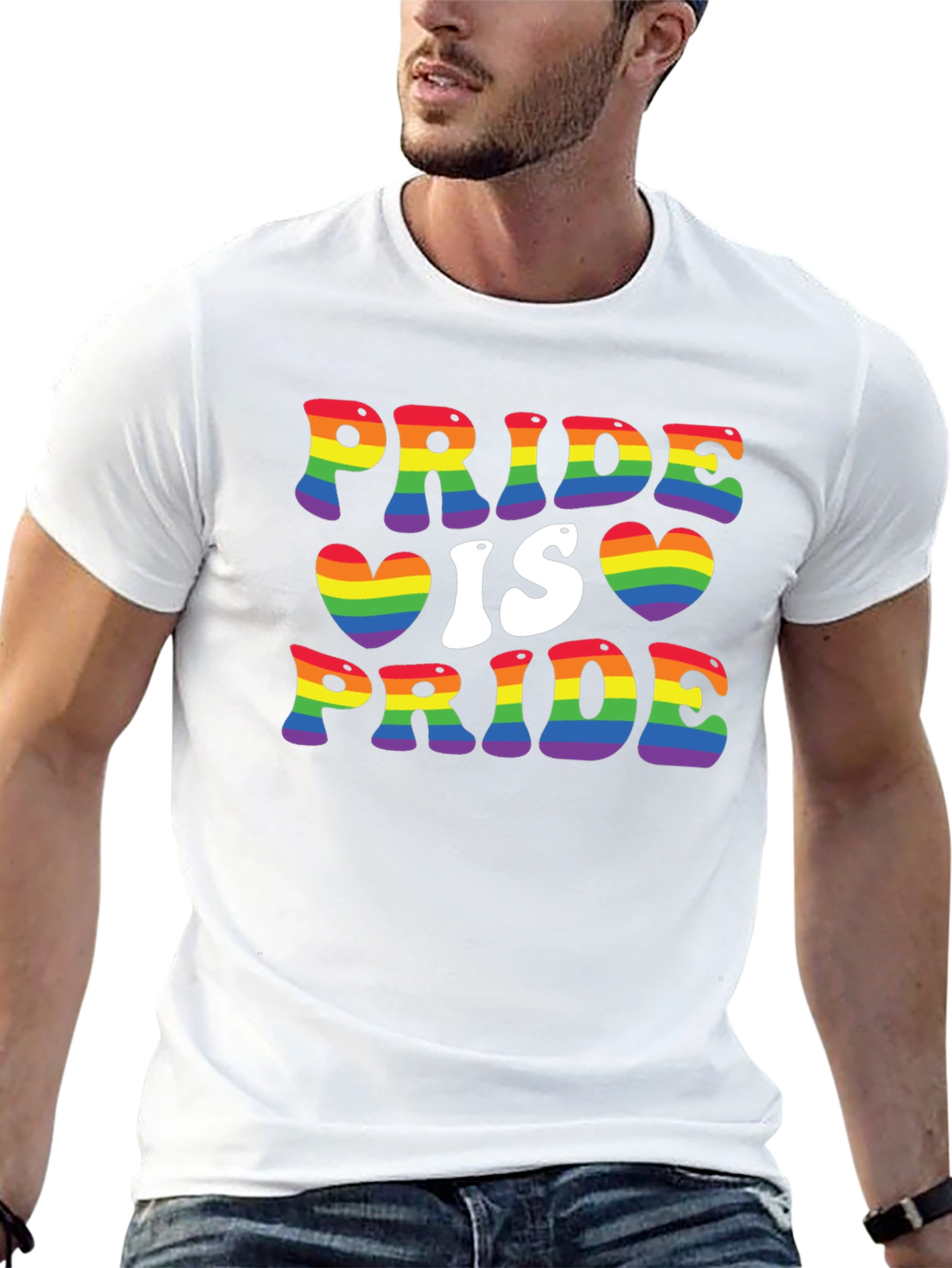 Pride is Pride Rainbow Graphic T-Shirt