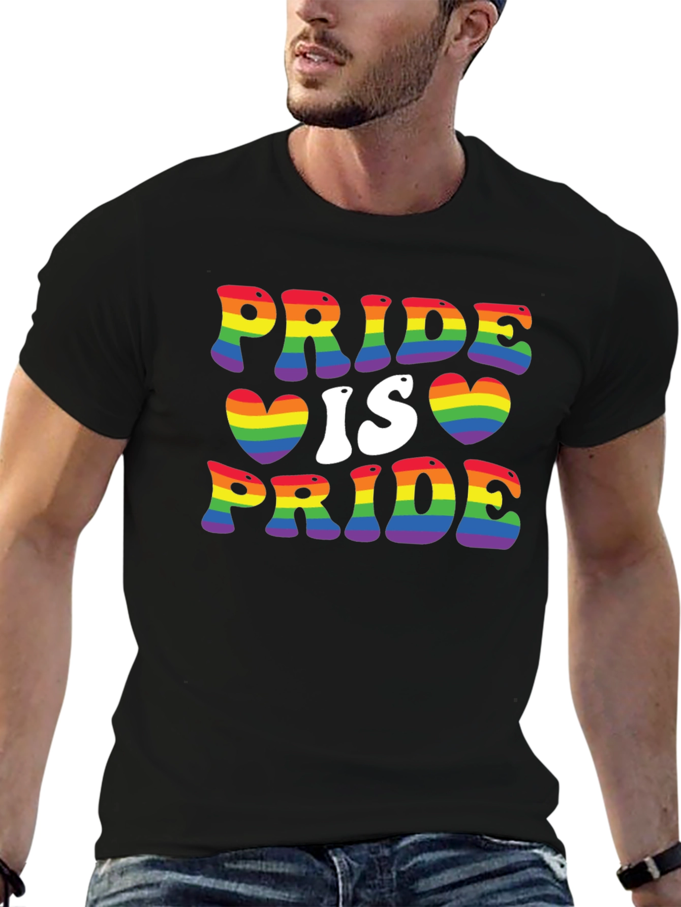Pride is Pride Rainbow Graphic T-Shirt