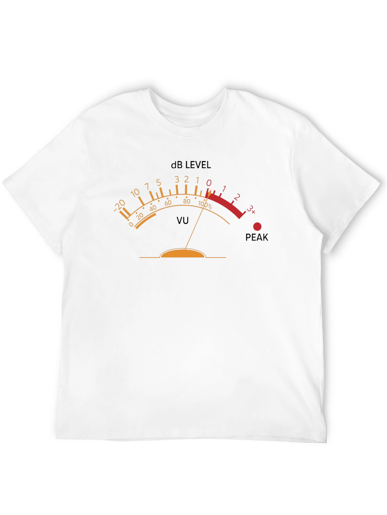 VU Meter Graphic T-Shirt - Black