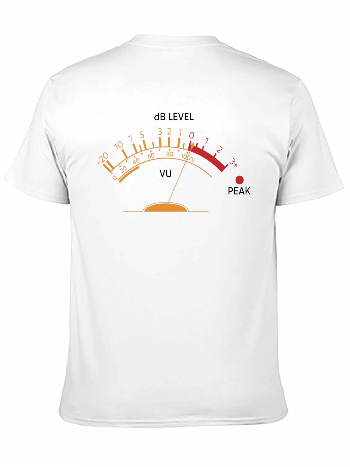 VU Meter Graphic T-Shirt - Black