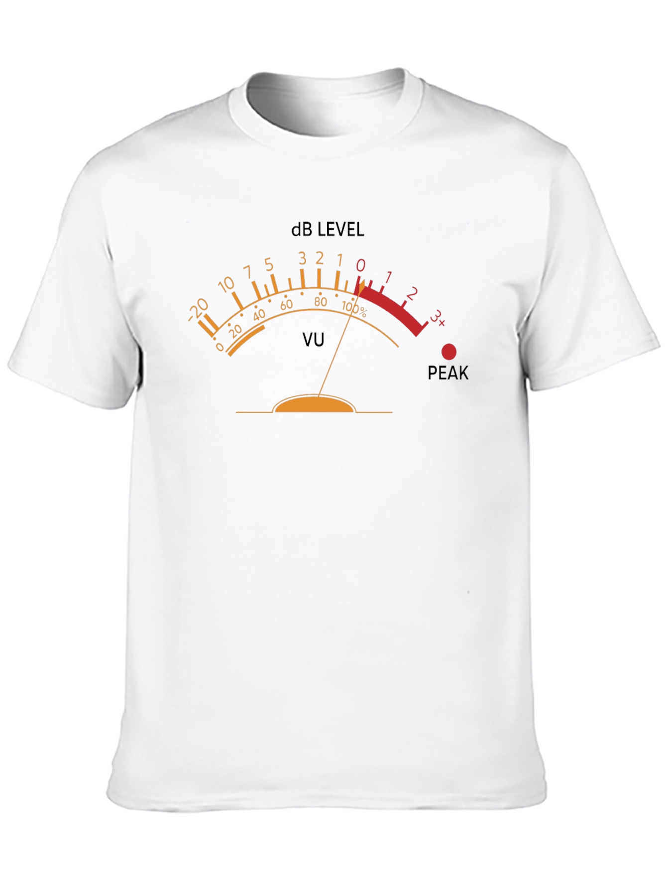 VU Meter Graphic T-Shirt - Black