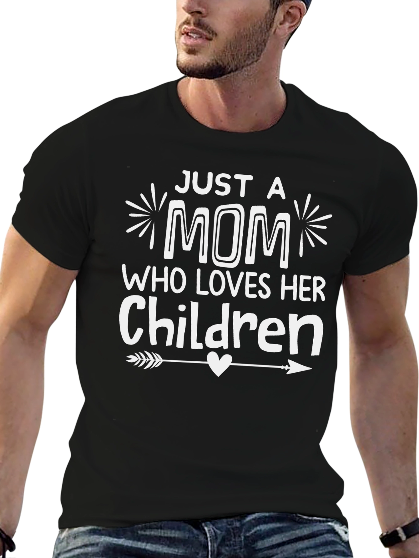 Just a Mom Who Loves Her Children T-Shirt