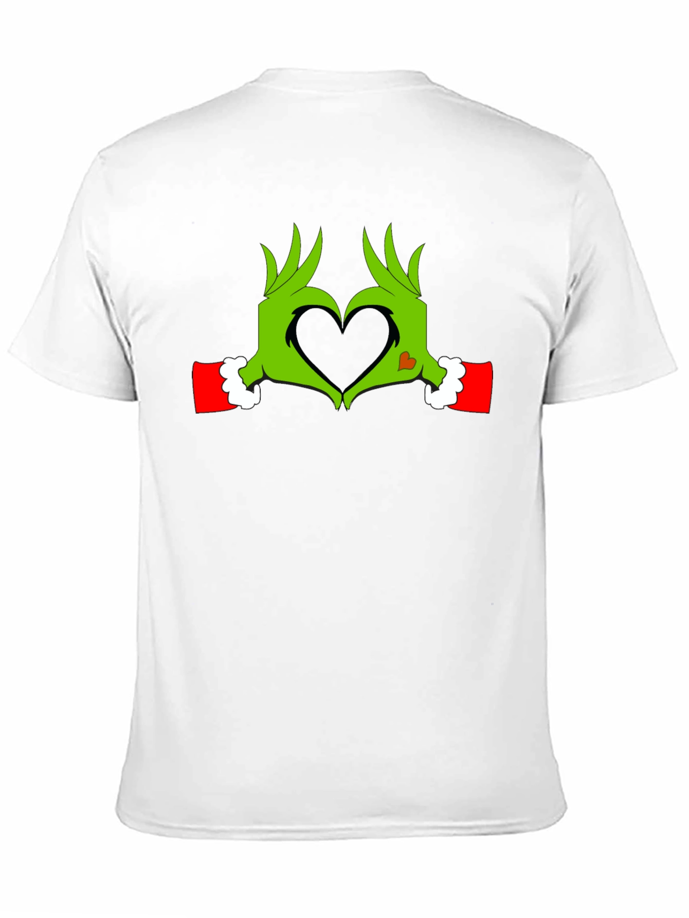 Grinch Heart Hands Graphic Tee