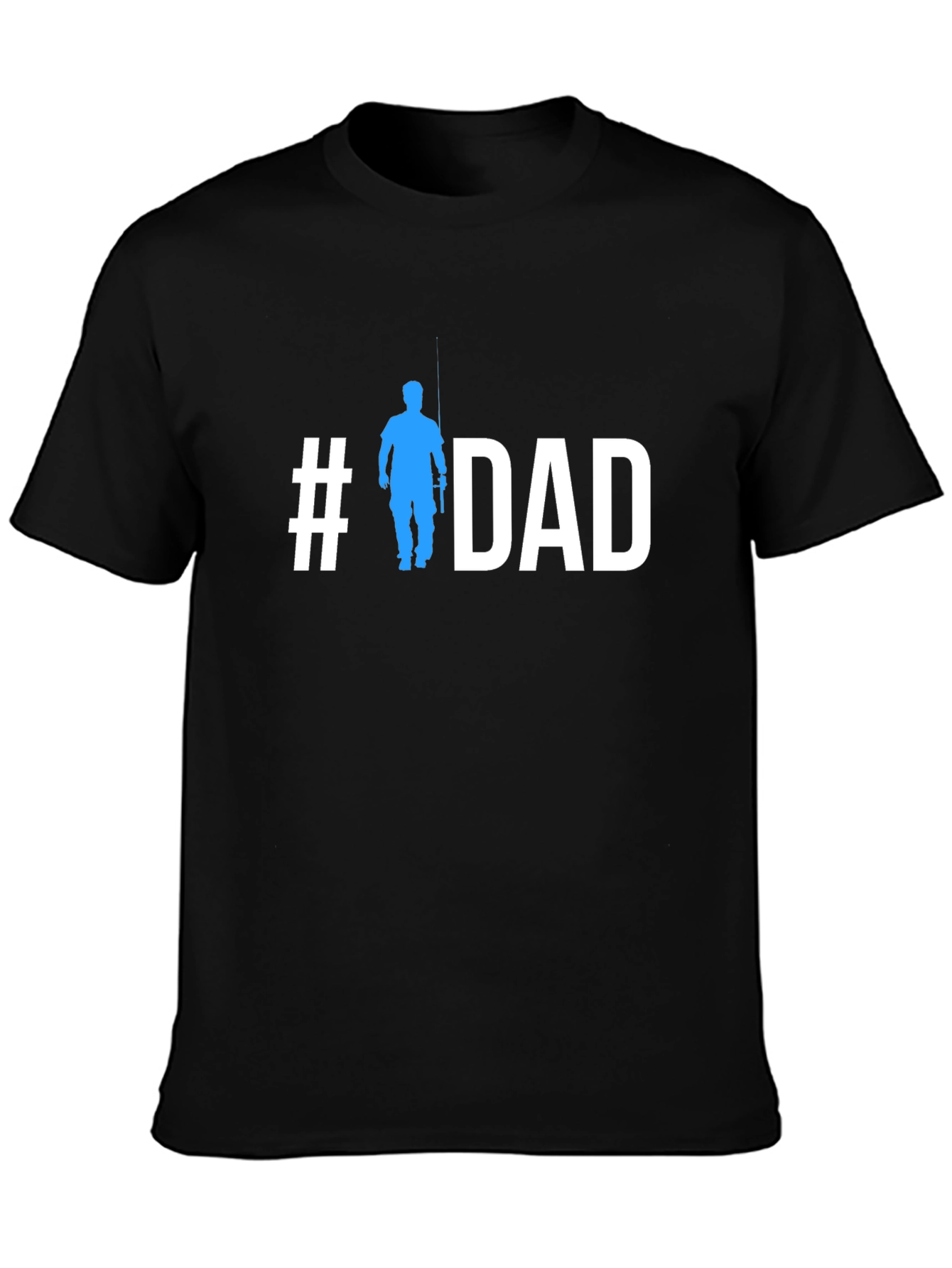 #DAD Fishing Graphic T-Shirt - Fathers Day Apparel