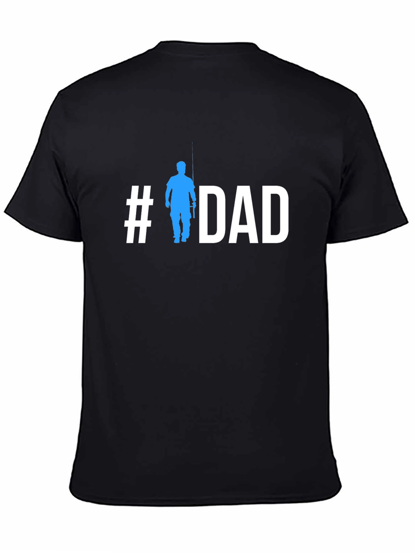 #DAD Fishing Graphic T-Shirt - Fathers Day Apparel