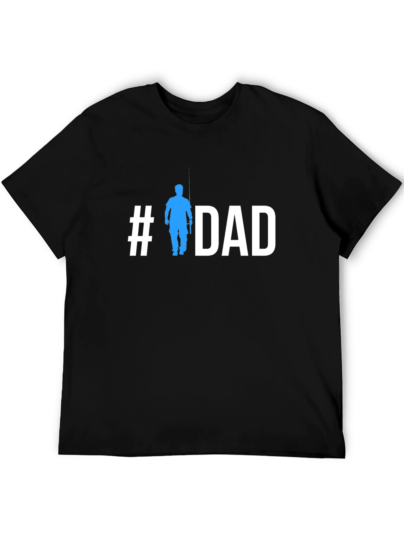 #DAD Fishing Graphic T-Shirt - Fathers Day Apparel